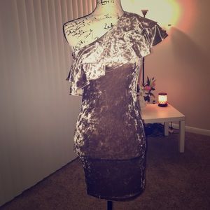 Ruffled and one shoulder!